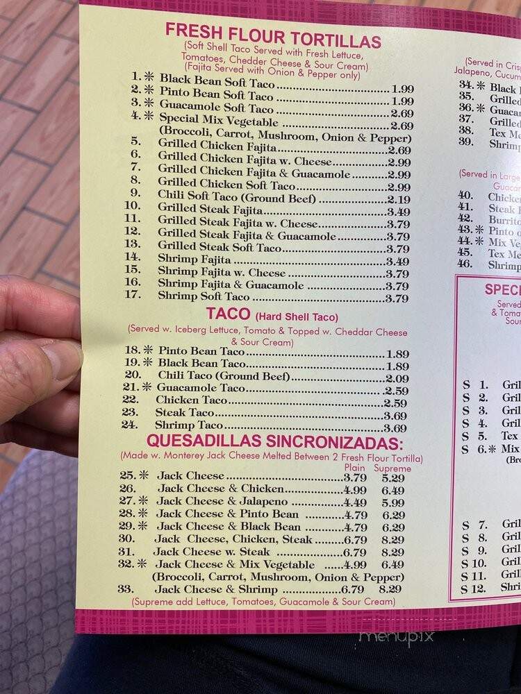 Taco King II - East Meadow, NY menu_pic