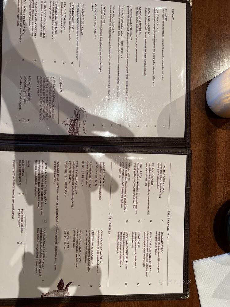 Pico's Mex-Mex - Houston, TX menu_pic