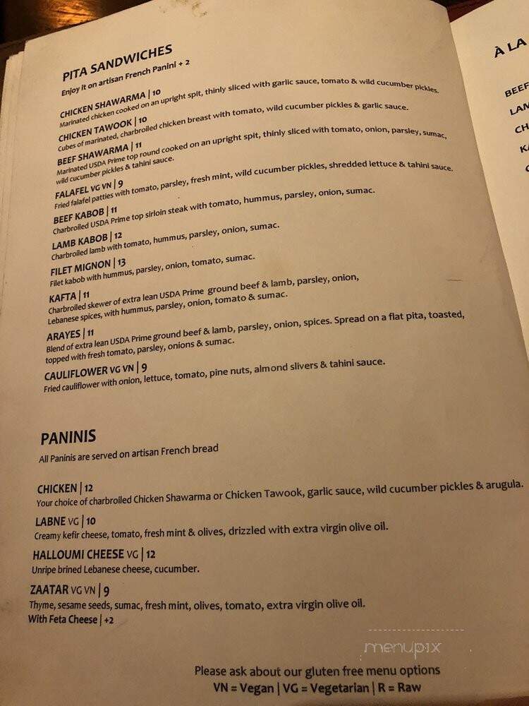 Open Sesame - Los Angeles, CA menu_pic