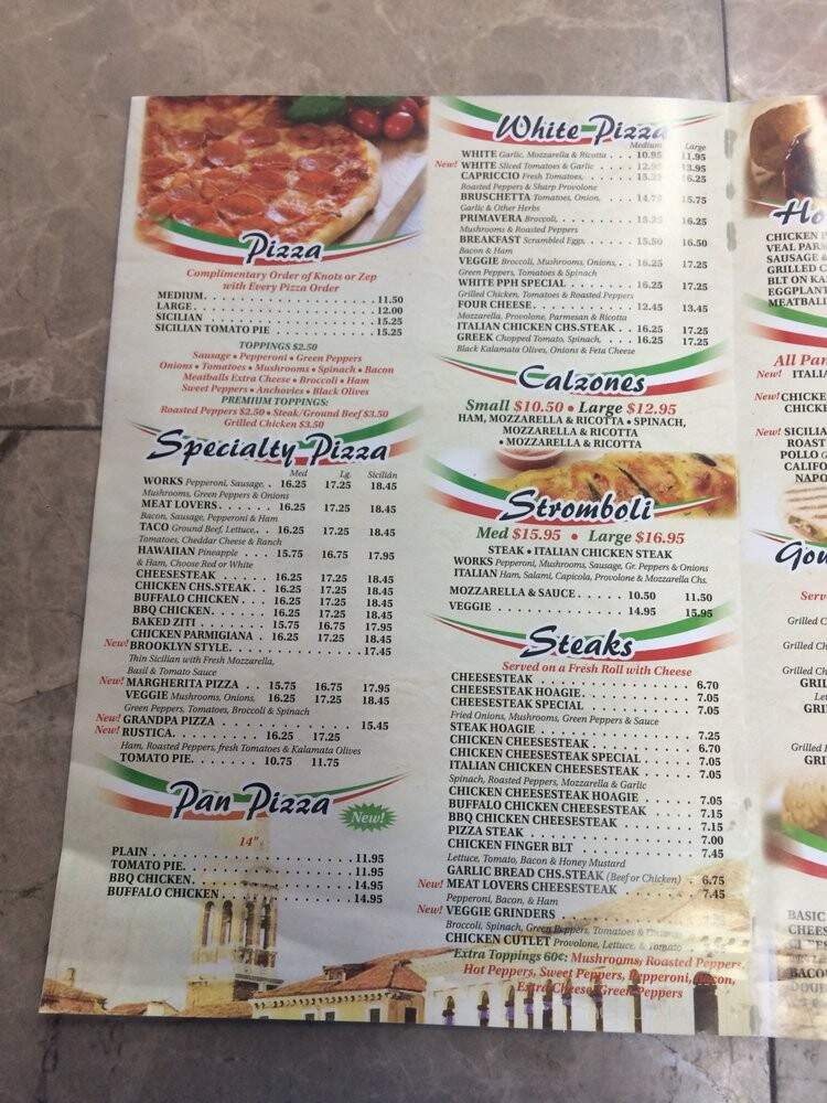 Pizza Pasta House II - Dresher, PA menu_pic