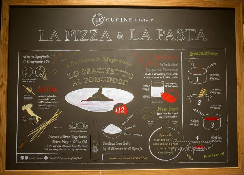 La Pizza & Pasta at Eataly - New York, NY menu_pic
