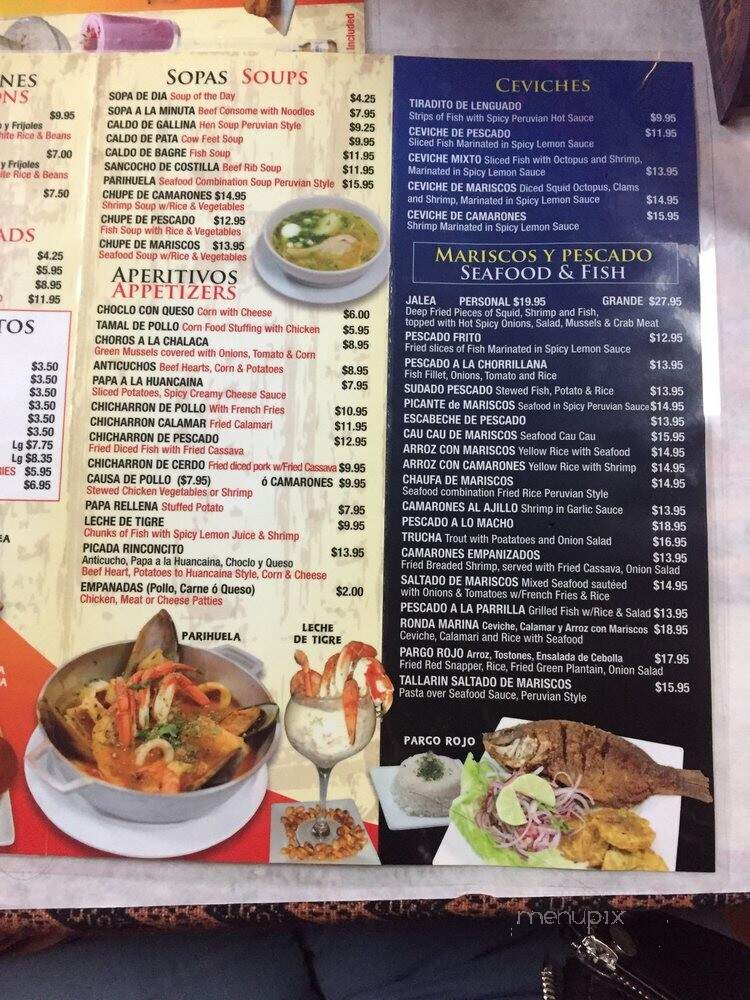 El Ricnon Peruano - Flushing, NY menu_pic