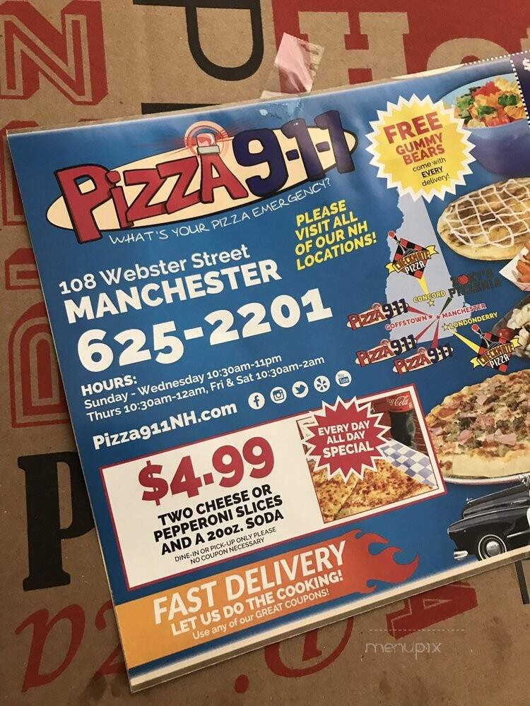 Pizza 911 - Manchester, NH