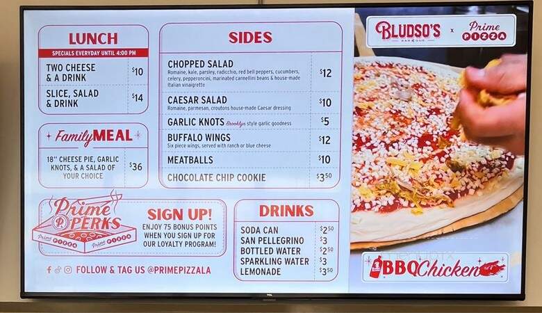Prime Pizza - Los Angeles, CA menu_pic