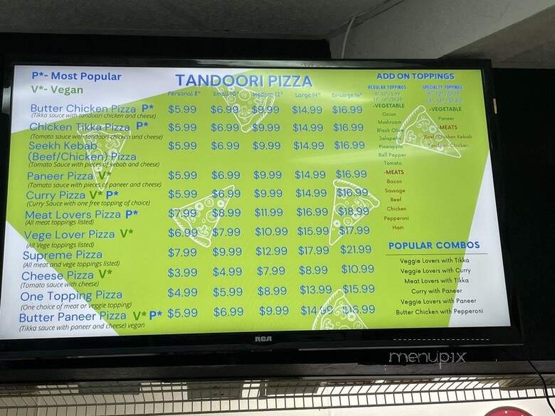 Renner Pizza & Grill - Richardson, TX menu_pic