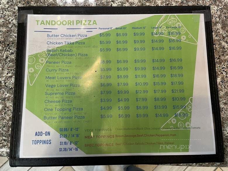 Renner Pizza & Grill - Richardson, TX menu_pic