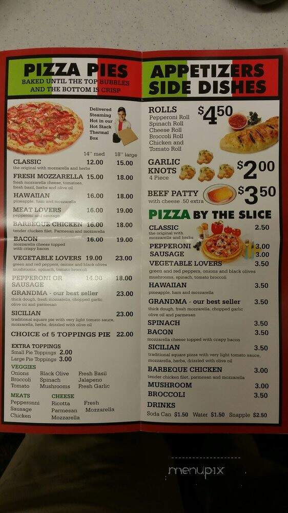 The Best Pizza - New York, NY menu_pic