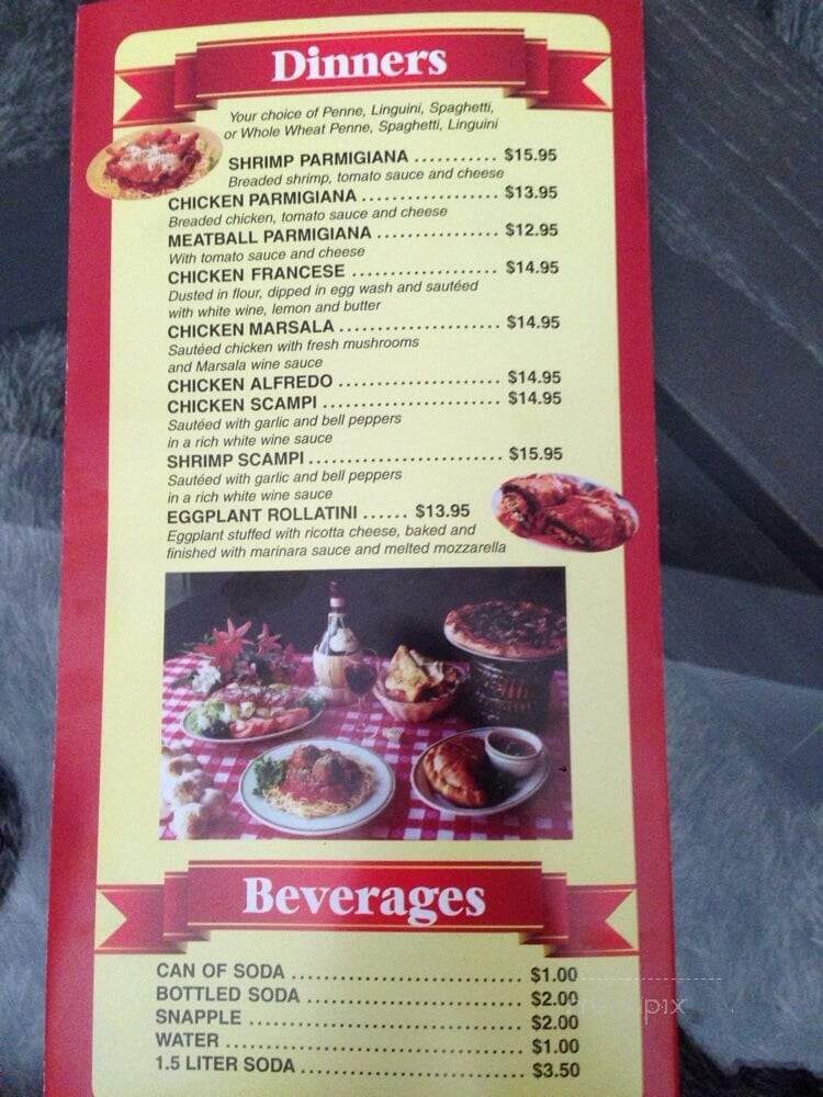 Bella Roma Pizza - New York, NY menu_pic