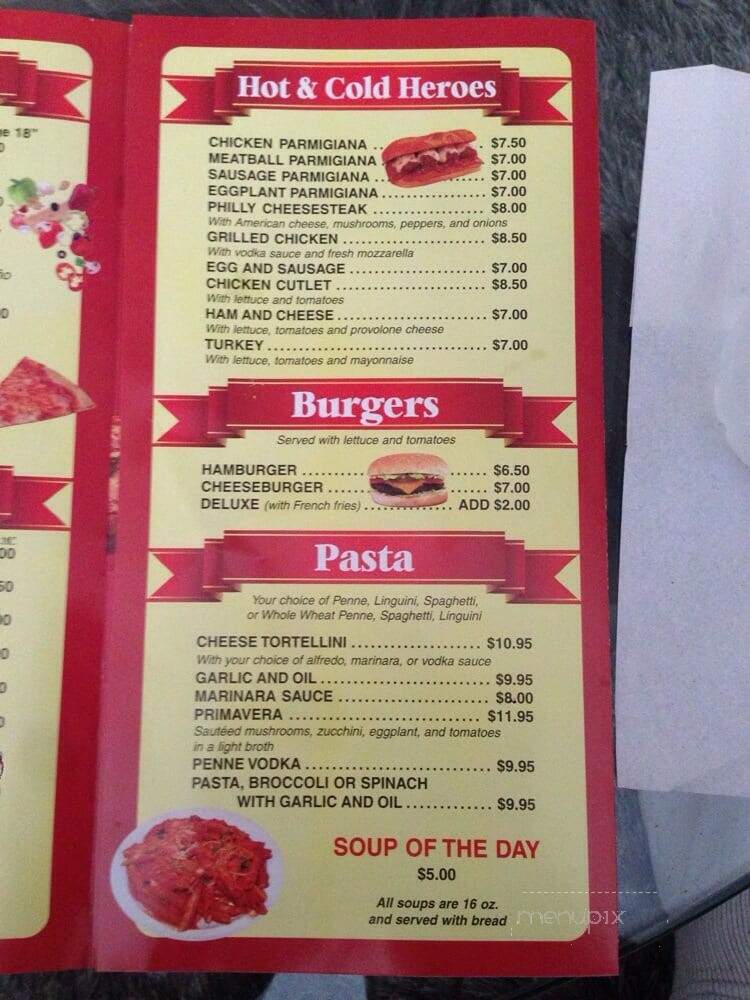 Bella Roma Pizza - New York, NY menu_pic