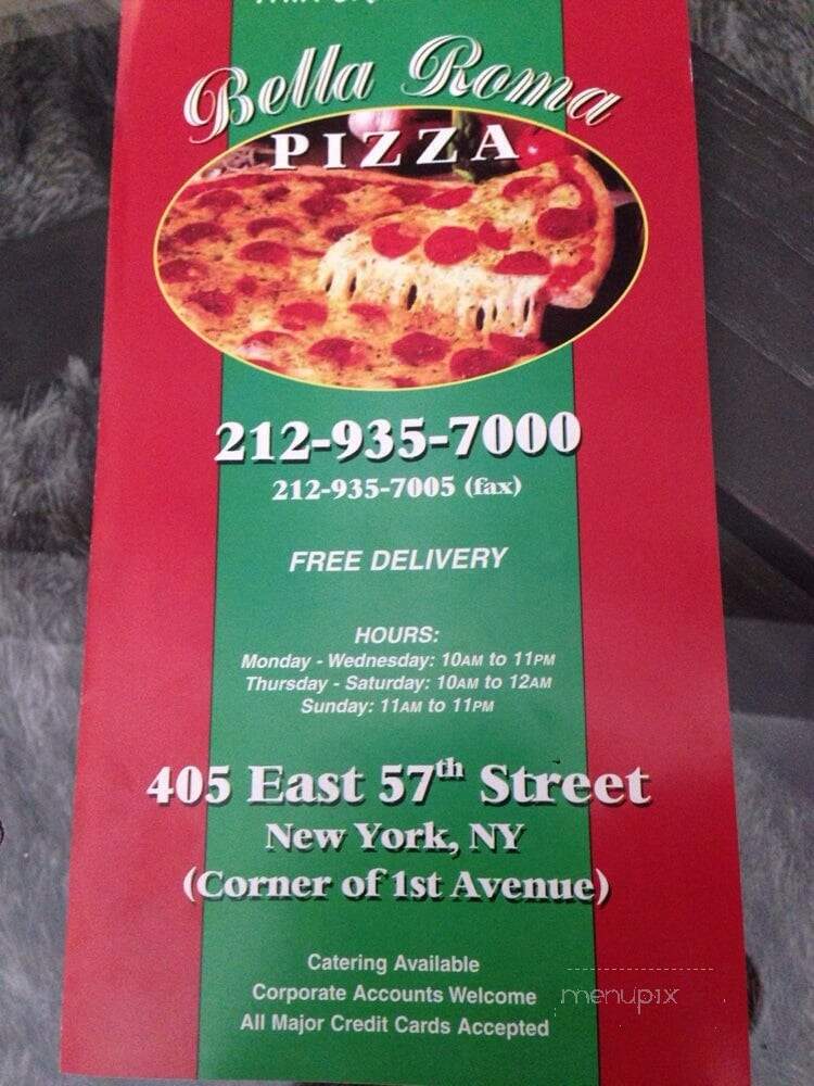 Bella Roma Pizza - New York, NY