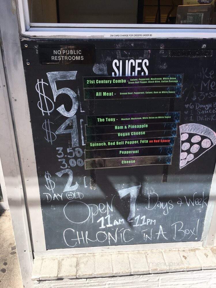 21st Century Pizza - Portland, OR menu_pic