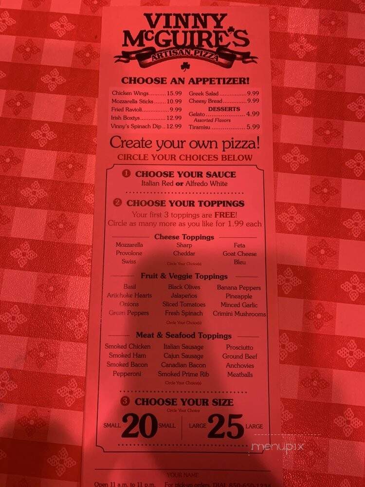 Vinny McGuire's Pizza Pub - Destin, FL