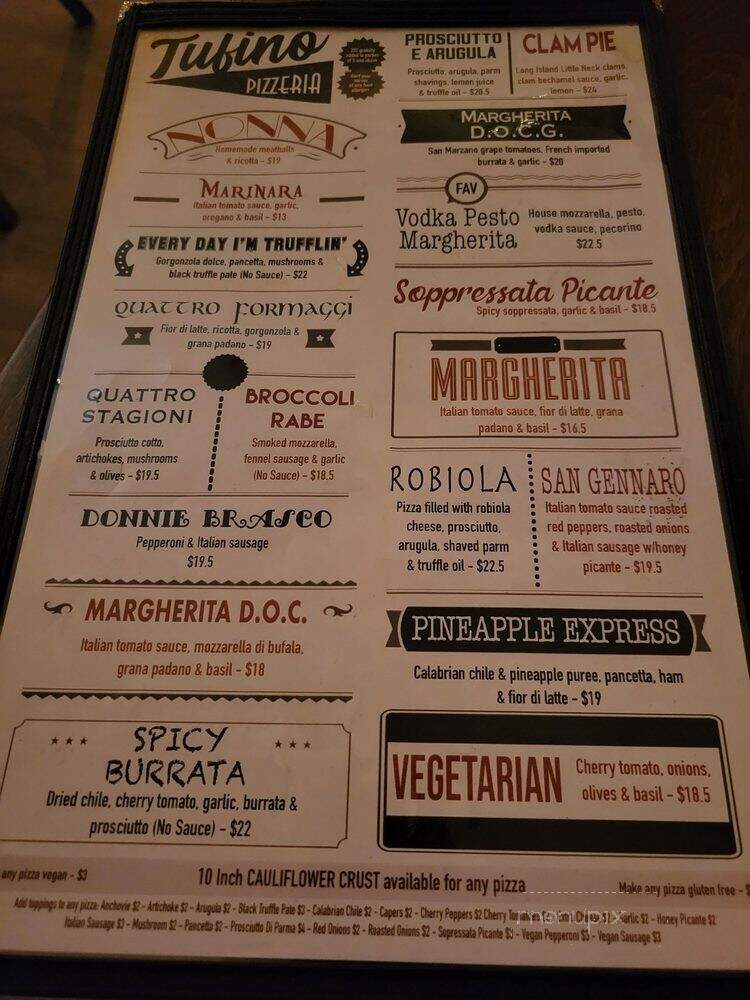 Tufino Pizzeria Napoletana - Astoria, NY