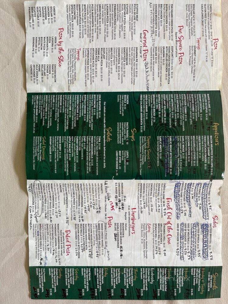 Bocconcini Pizzeria - Little Neck, NY menu_pic