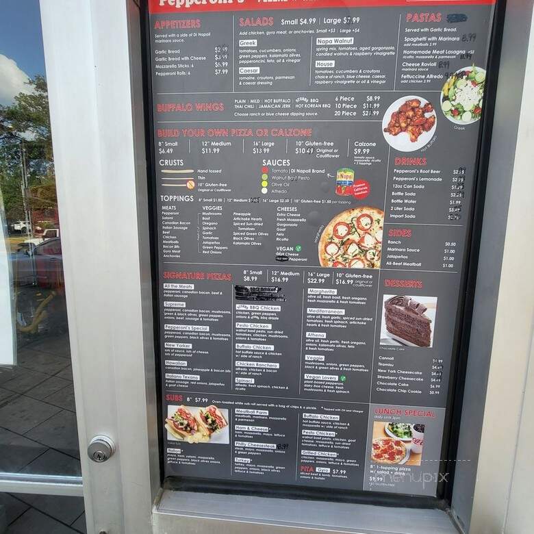 Pepperoni's - Houston, TX menu_pic
