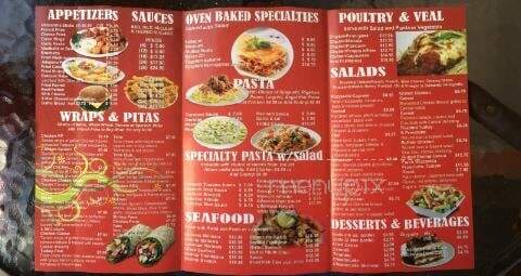 North End Pizza - Elizabeth, NJ menu_pic