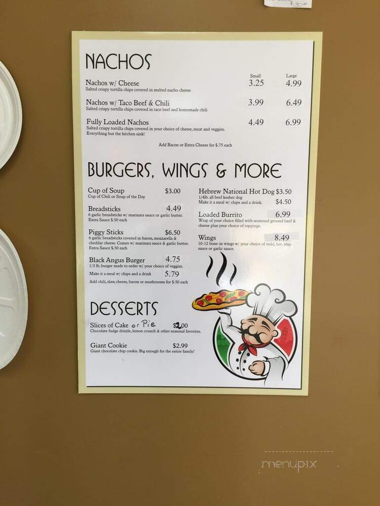 Panhandle Pizza - Tallahassee, FL menu_pic