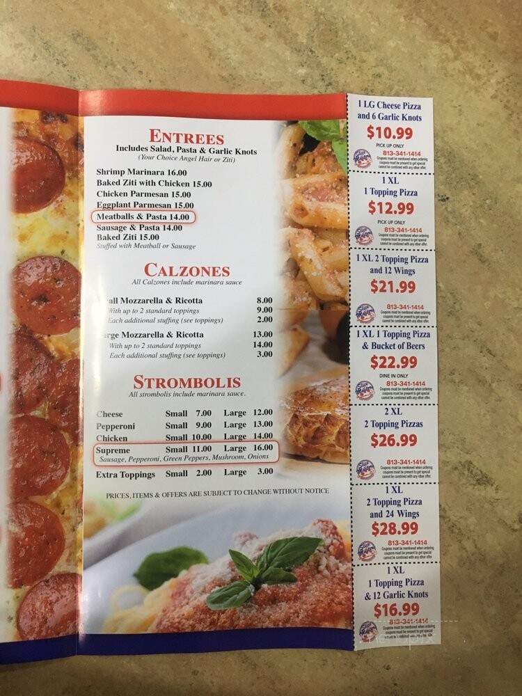Slice Masters - Tampa, FL menu_pic