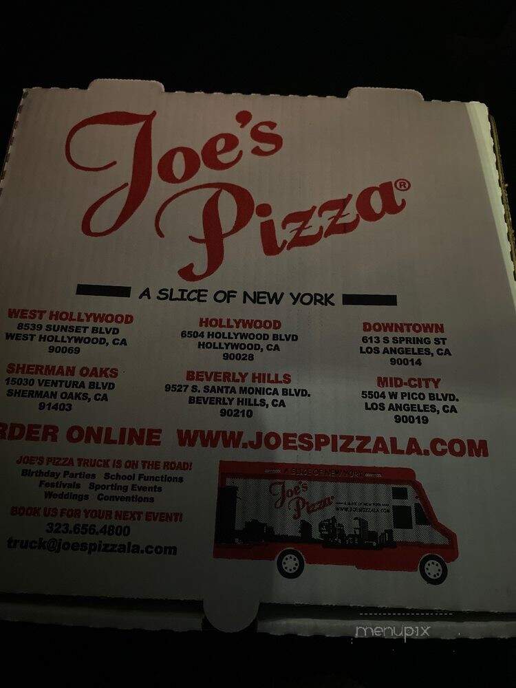 Joe's Pizza - Los Angeles, CA