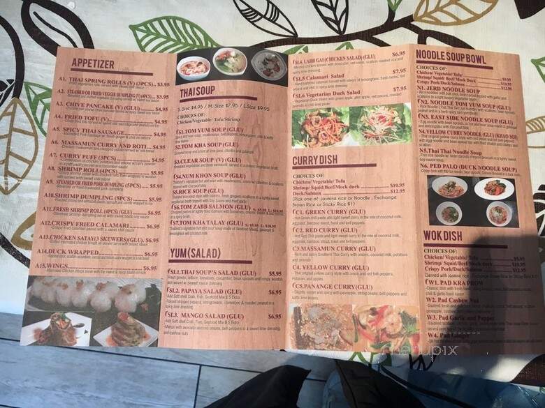 Thai Soup - New York, NY menu_pic