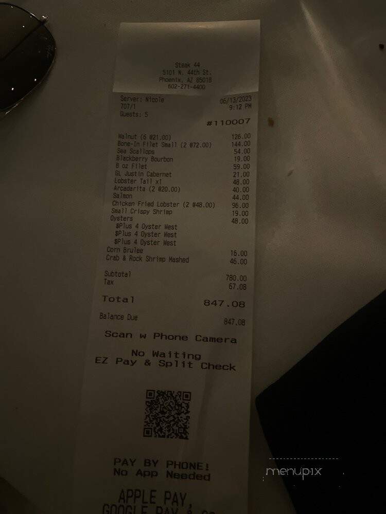 Steak 44 - Phoenix, AZ