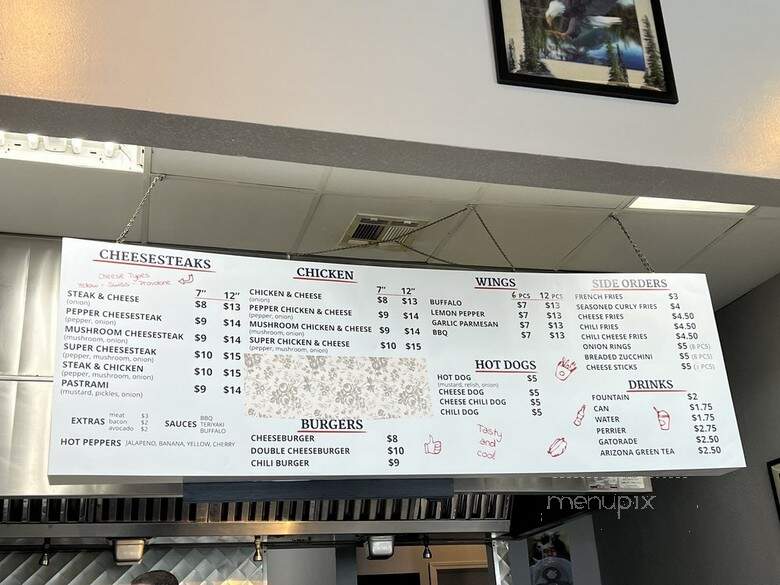 Sam's Philly Steak - Tarzana, CA menu_pic