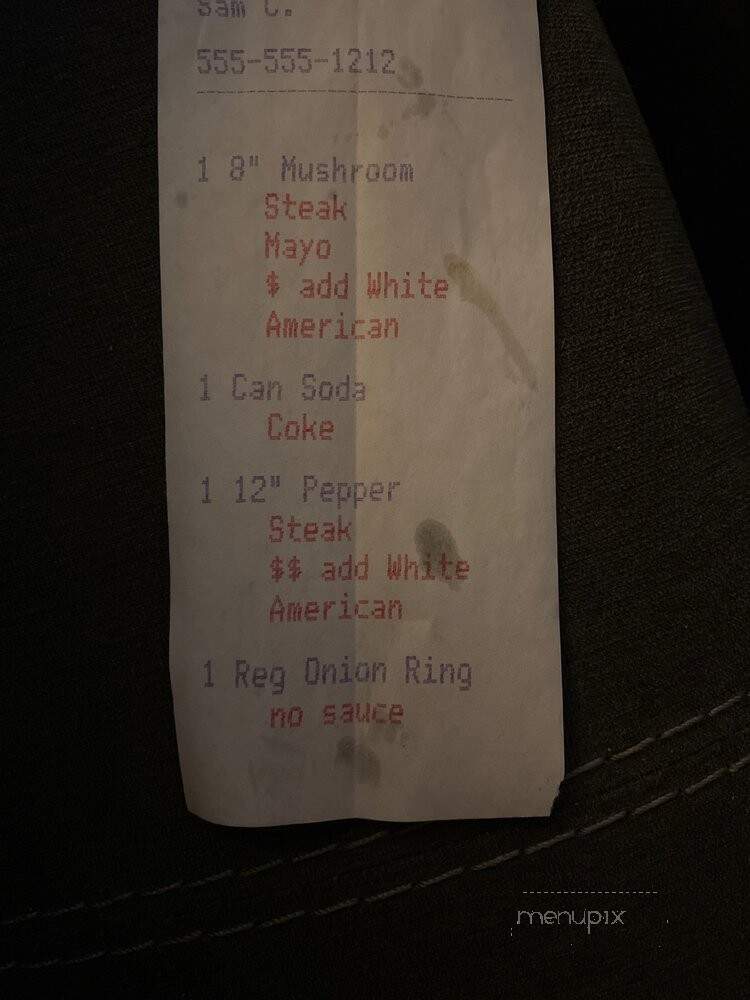 Famous Philly Cheese Steak & Beer Garden - Denver, CO menu_pic