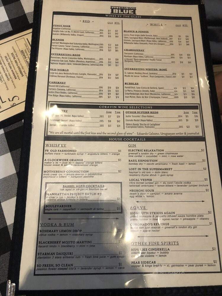 Pittsburgh Blue - Edina, MN menu_pic