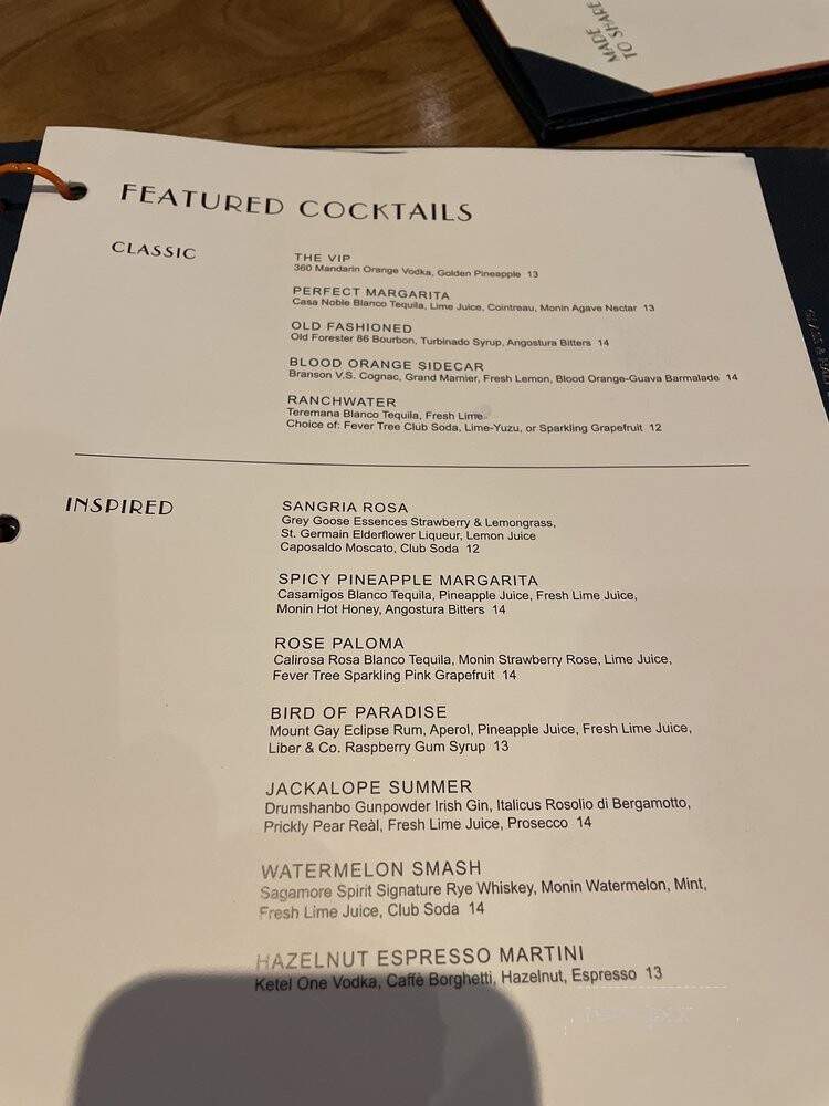 Del Frisco's Grille - Santa Monica, CA menu_pic