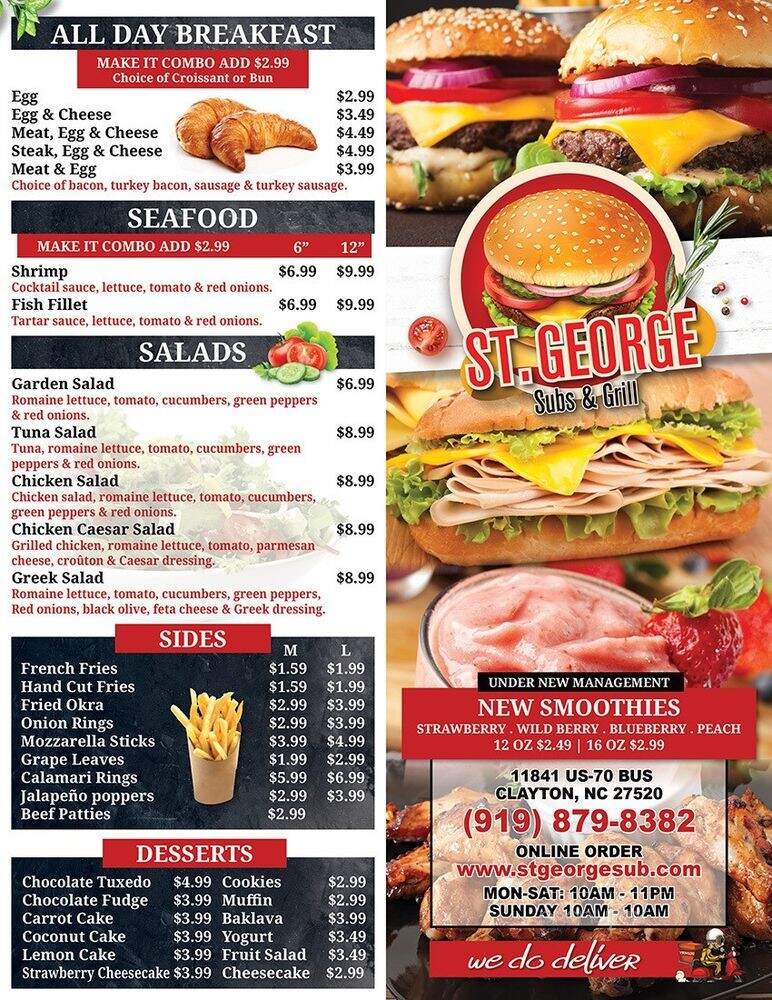 St George Subs - Clayton, NC