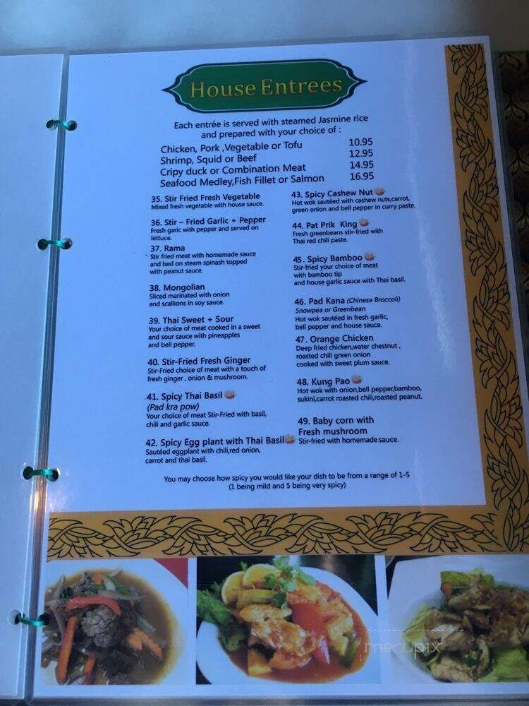 Eat Thai Cuisine - Mission Viejo, CA menu_pic
