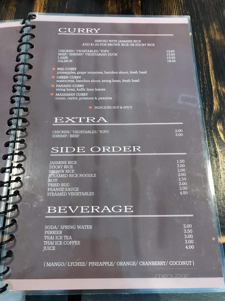 Peak Thai - New York, NY menu_pic
