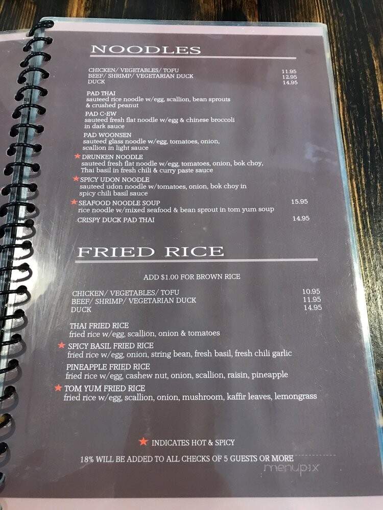 Peak Thai - New York, NY menu_pic