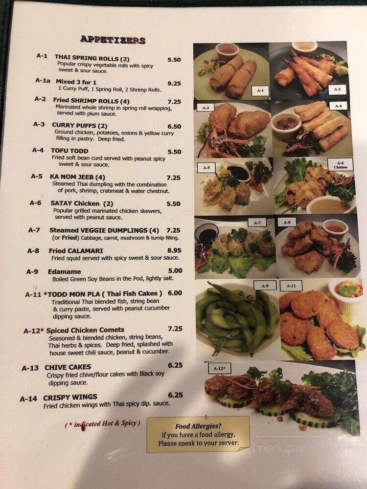 Accent Thai Kitchen - Yonkers, NY menu_pic
