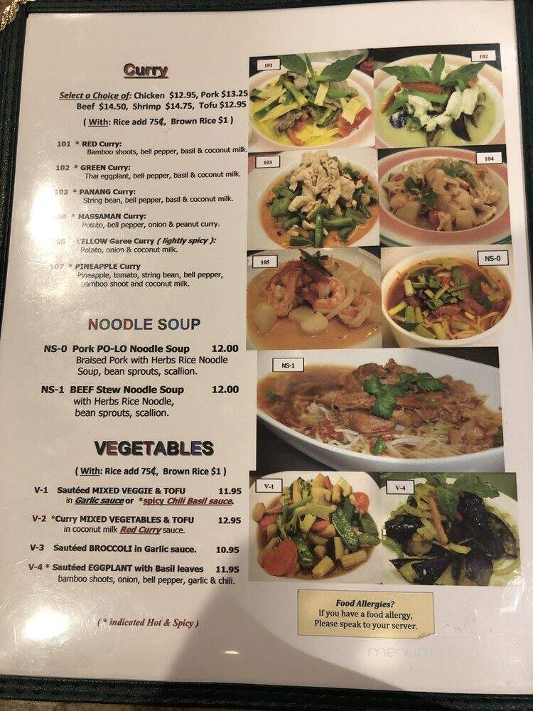 Accent Thai Kitchen - Yonkers, NY menu_pic