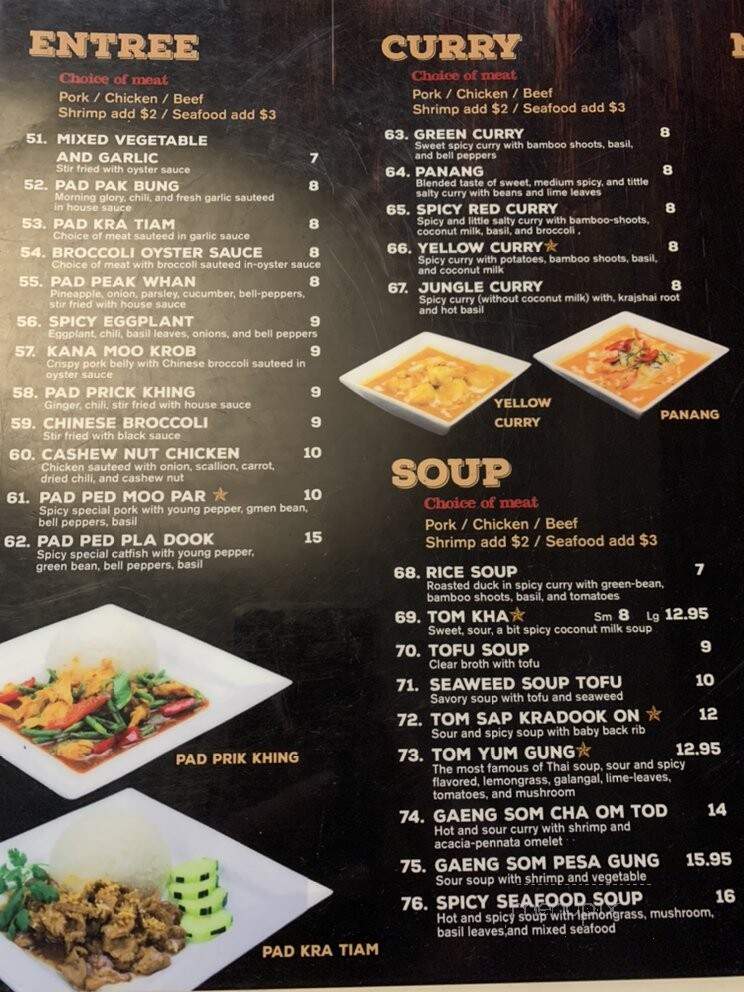 Darabar Thai - Los Angeles, CA menu_pic