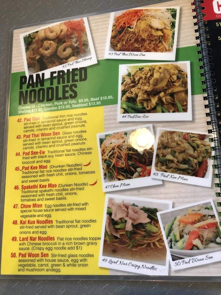 Flavors of Thai - Los Angeles, CA menu_pic