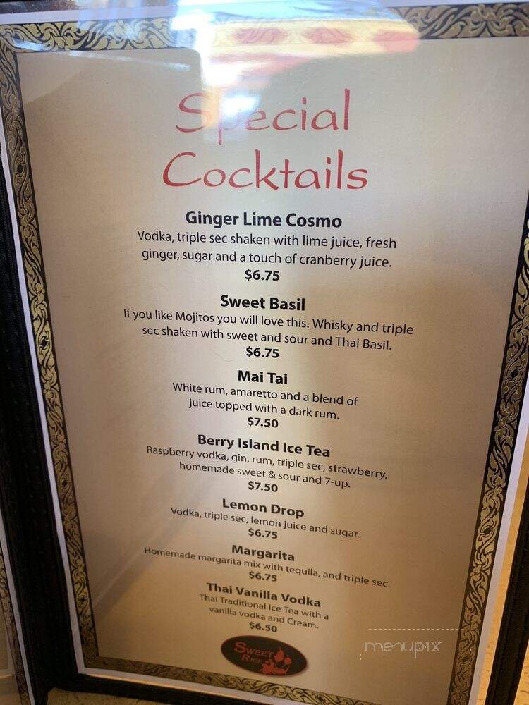 Sweet Rice Thai - Oak Harbor, WA menu_pic