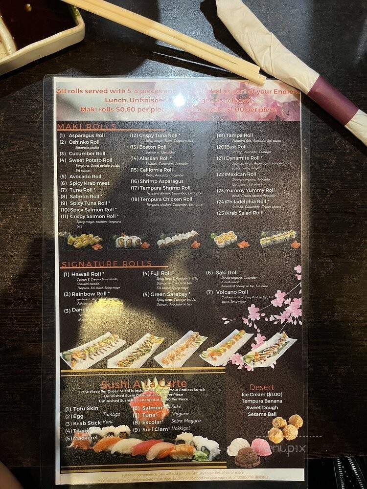 Saki Endless Sushi and Hibachi Eatery - Tampa, FL