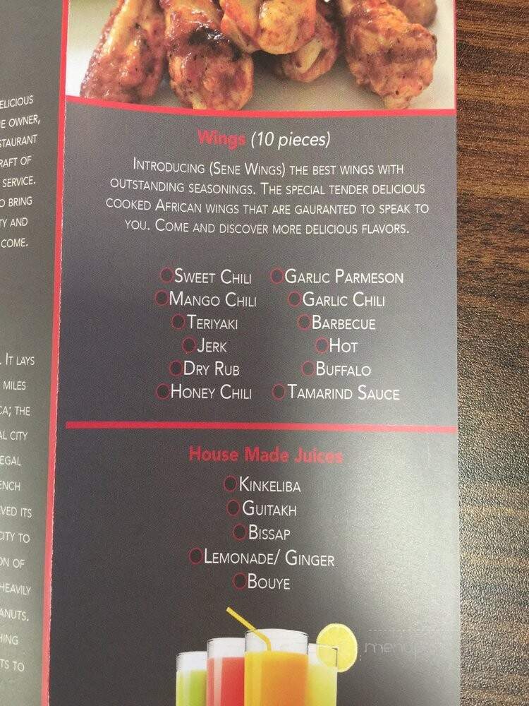 Sene Store - Sidney, OH menu_pic