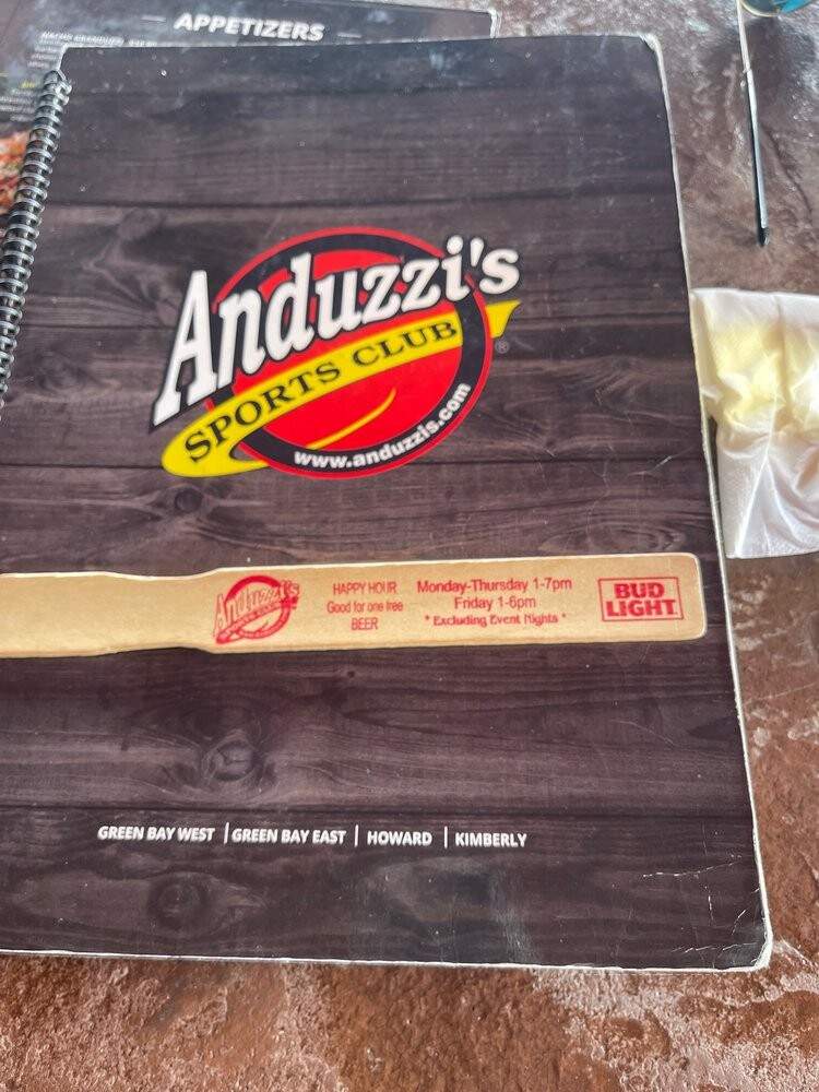 Anduzzi's - Green Bay, WI menu_pic
