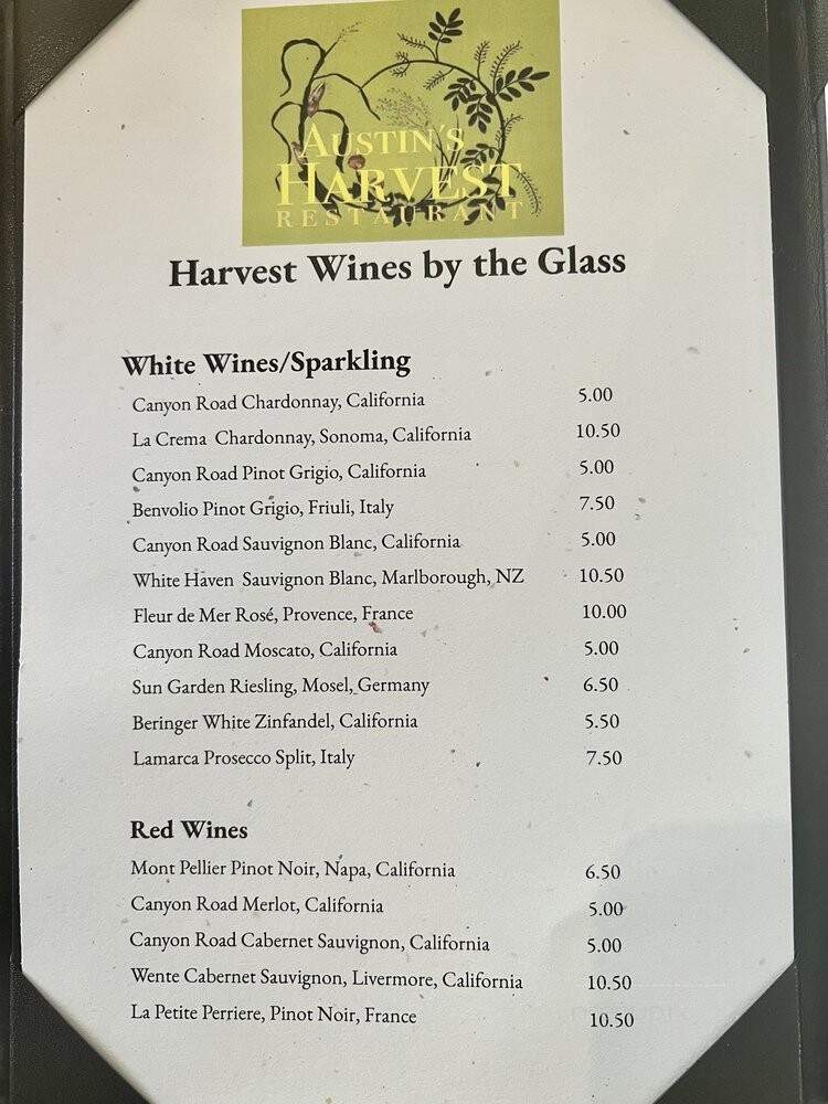 Pavilion Restaurant - Murrells Inlet, SC menu_pic