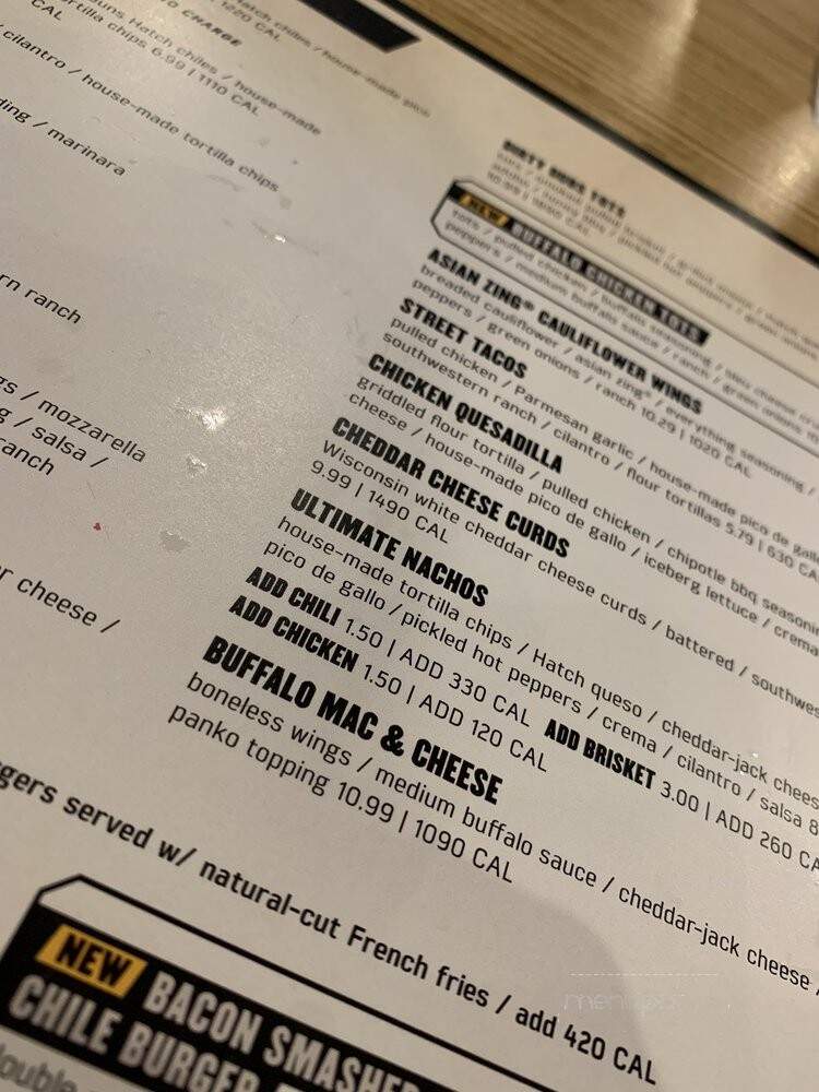 Buffalo Wild Wings Jacksonville - Jacksonville, NC menu_pic