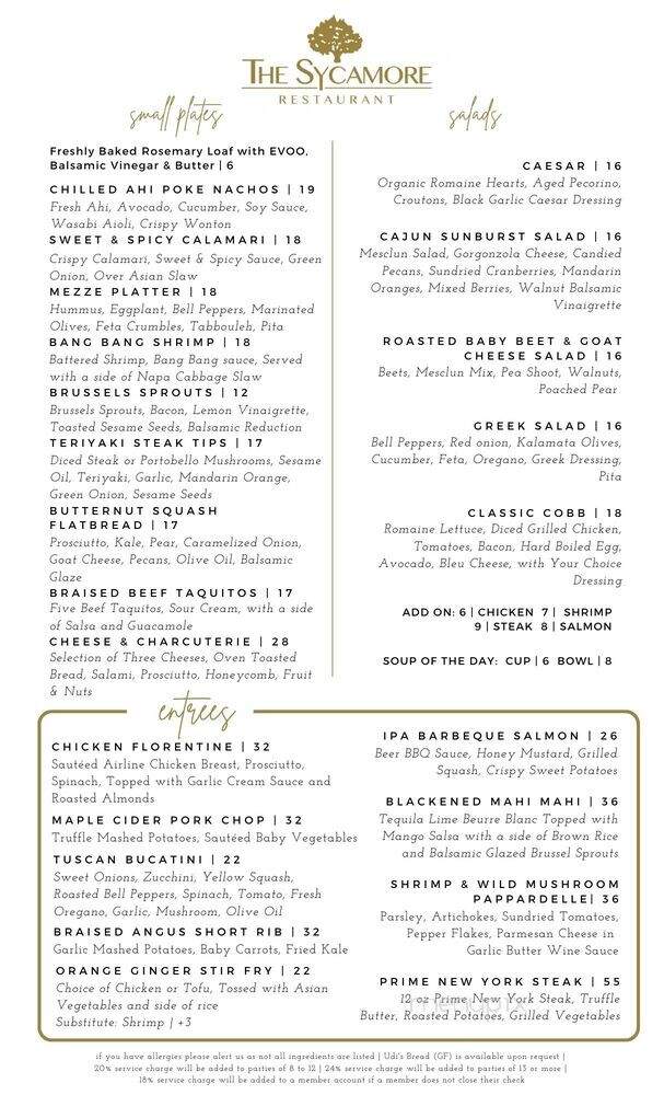 Chevy Chase Country Club - Glendale, CA menu_pic