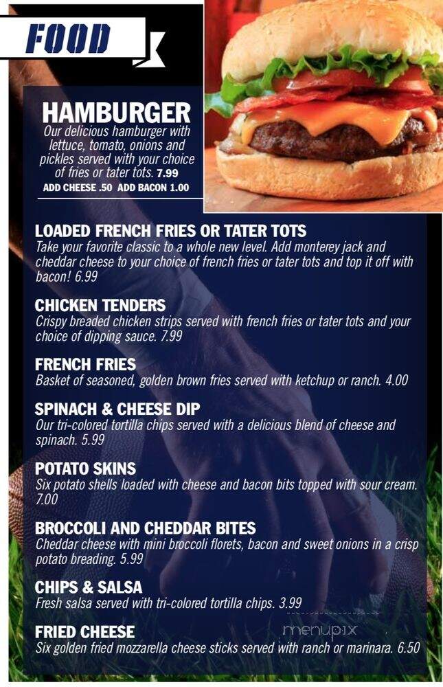 Clicks Billiards - Orlando, FL menu_pic