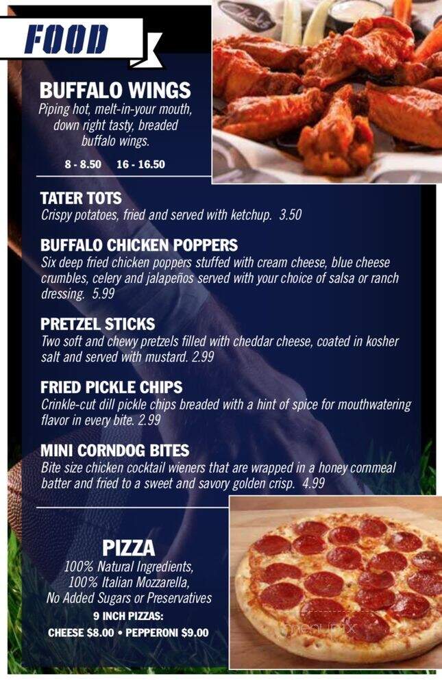 Clicks Billiards - Orlando, FL menu_pic