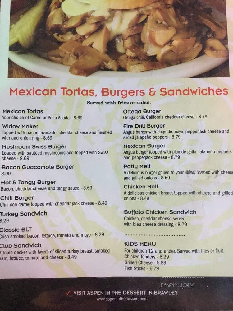 Dogwood Sports Bar & Grill - El Centro, CA menu_pic