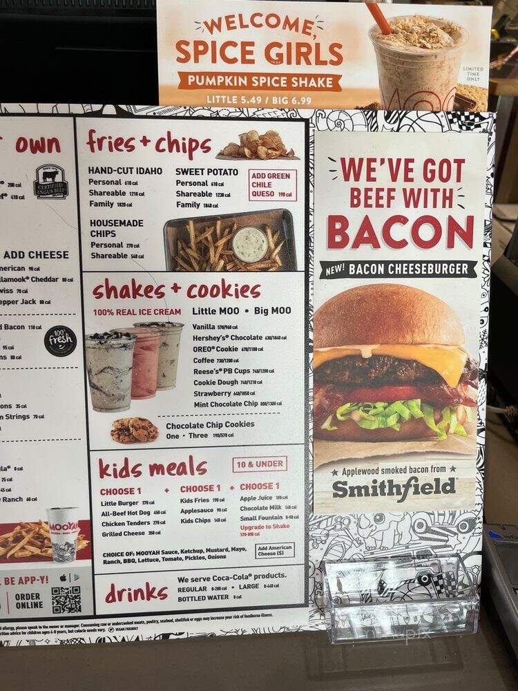Mooyah Burgers Fries Shakes - Irvine, CA menu_pic