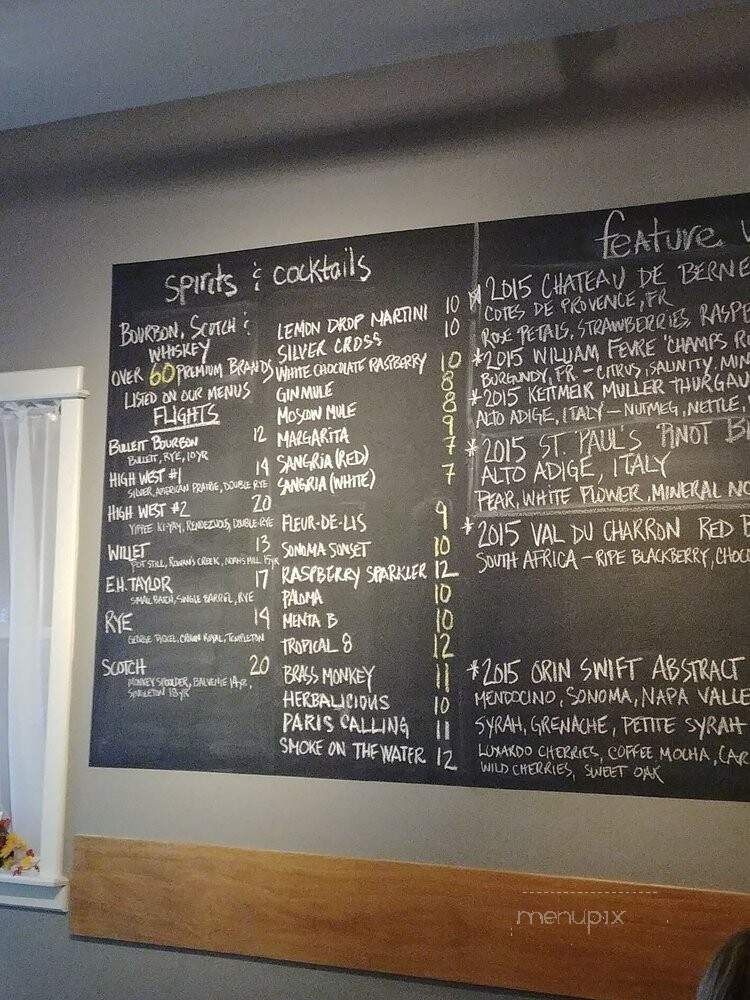 Tannin's Wine Bar & Boutique - Elmhurst, IL menu_pic