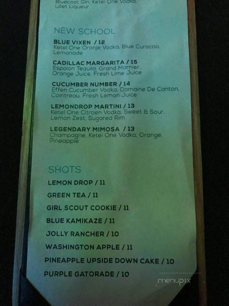 Vesper - Philadelphia, PA menu_pic
